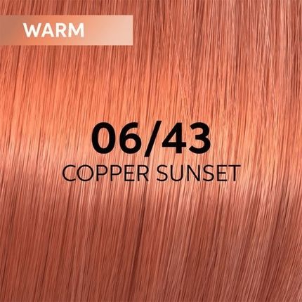 Wella Professionals Shinefinity Zero Lift Glaze 06/43 Copper Sunset Hair Color