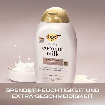 Ogx Coconut Milk Conditioner 385Ml Moisturizing Hair Conditioner