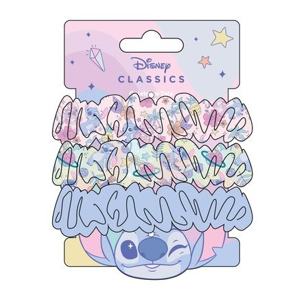 Disney Stitch Hair Ties For Girls And Women - Non-Slip And Soft