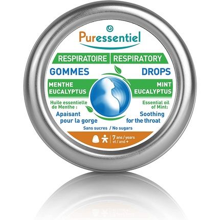 Puressentiel Respiratory Eucalyptus Throat Drops 45G