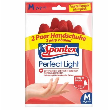 Spontex Perfect Light Household Glove Size. S - L 2-Pack New In The Range