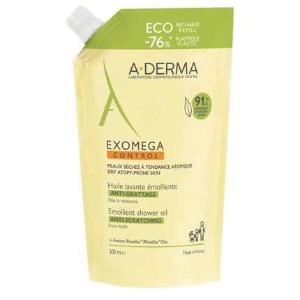 Aderma Exomega Eco Bath And Shower Oil Refill 500Ml