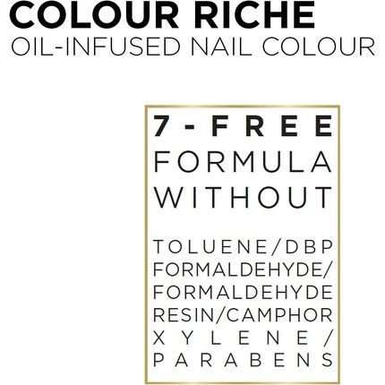 L'Oreal Color Riche Vernis A Lhuile 672 Noir Oxyde Nail Polish 13.5Ml - Image 3