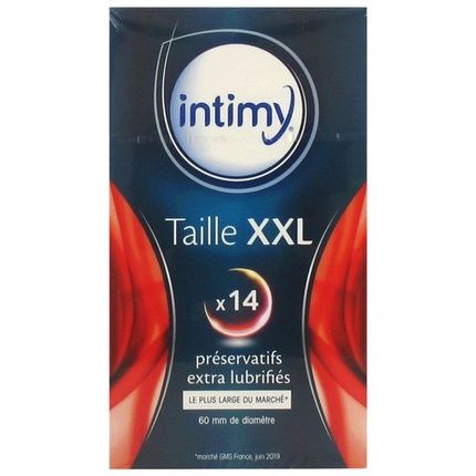 Intimy Size Xxl Extra Lubricant Condoms 14 Count