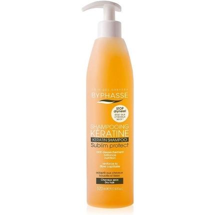 Byphasse Liquid Keratin Shampoo For Dry Hair 520Ml