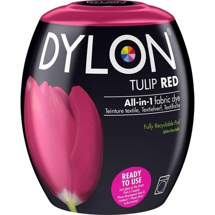 Dylon Fabric Dye Pod Tulip Red Perfect For Vibrant Fabric Coloring
