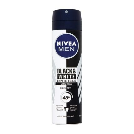 Nivea Men'S Deodorant Spray Invisible Black & White Power