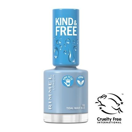 Rimmel Kind & Free Clean Nail Polish 152 Tidal Wave Blue 8Ml