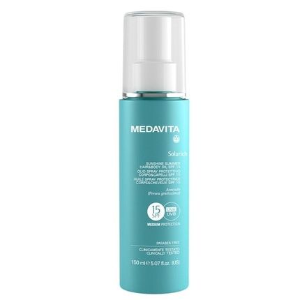 Medavita Solarich Protective Oil Spray Spf15 For Body And Hair 150Ml