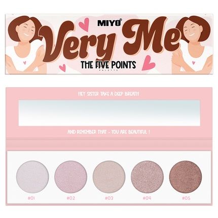 Miyo The Five Points Very Me Eyeshadow Palette 08 - 6.5G