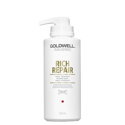 Goldwell Dualsenses Rich Repair Mask For Dry And Damaged Hair 60 Second Treatment 500Ml - Image 3