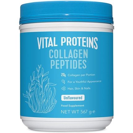 Vital Proteins Collagen Peptide Powder Supplement Type I, Iii - Hydrolyzed Collagen - Non-Gmo - 20G Per Serving - Flavorless 567G Canister