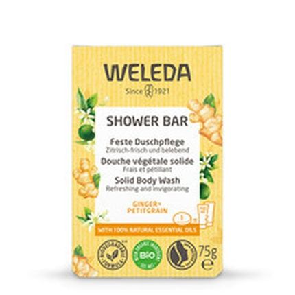 Weleda Ginger Petitgrain Citrus Refreshing Soap Shower Bar 75 G