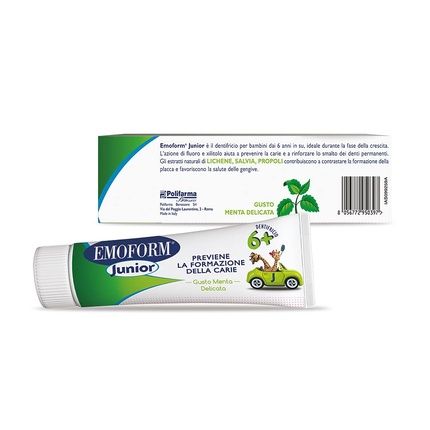 Emoform Junior Toothpaste For Children 6+ Years - 75Ml Mint