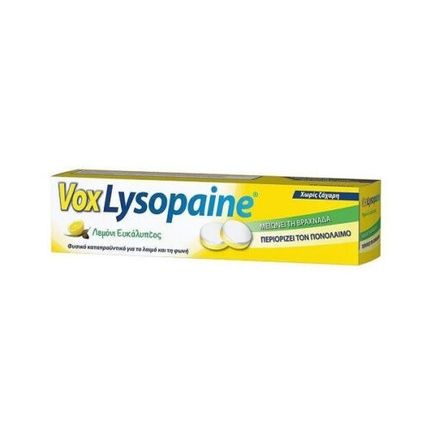 Vox Lysopaine Lozenges With Lemon And Eucalyptus 18 Tablets - Image 3