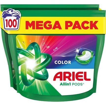 Ariel Pods Allin1 Color Laundry Capsules For Colored Clothes 100 Pieces