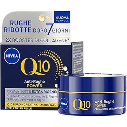 Nivea Q10 Anti-Wrinkle Power Night Cream Extra Regenerating 50 Ml