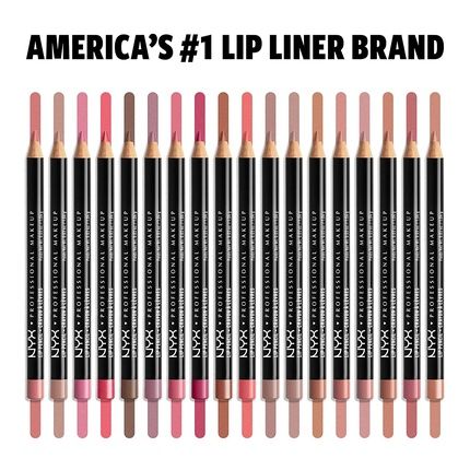 Nyx Professional Makeup Slim Lip Pencil Long-Lasting Creamy Lip Liner Espresso 820