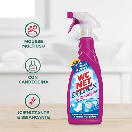 Toilet Net Trigger Mousse With Bleach - 600 Ml - Image 3