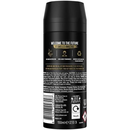 Lynx Gold Limited Edition Anthony Joshua Deodorant Spray - Axe - 150Ml