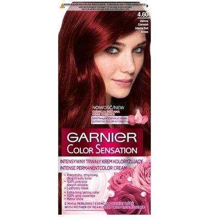 Garnier Color Sensation Hair Dye 4.60 Intense Dark Red