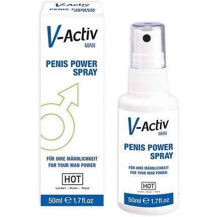Hot V-Activ Penis Power Spray For Men 50Ml