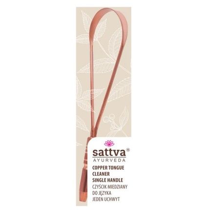 Sattva Copper Tongue Scraper Single Health & Personal Care