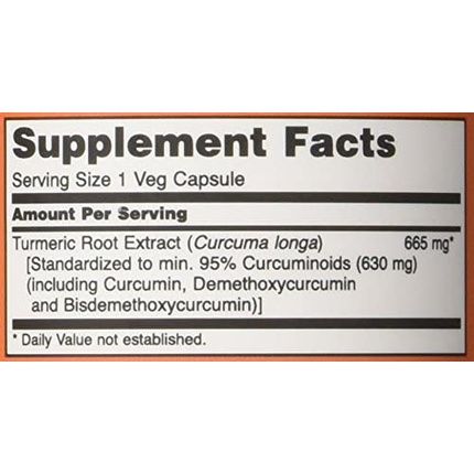 Curcumin Supplement 120 Capsules - Image 3