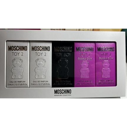 Moschino Toy Miniature Collection Unisex 5 Piece Splash Gift Set - New In Box - Image 3