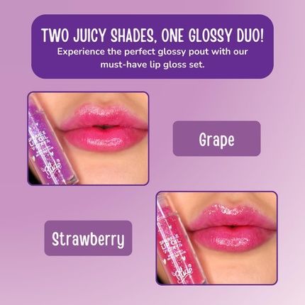 Manga Collection Sparkle Lip Oil Duo By Rude Cosmetics For Women - Image 3