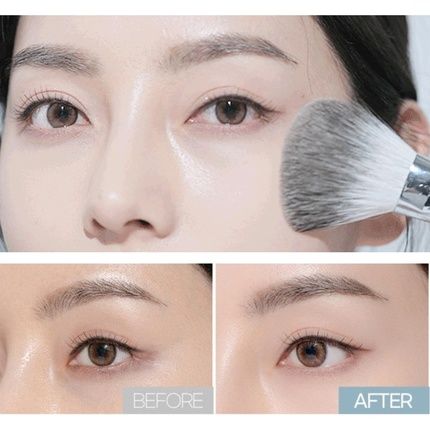 Bom Fixing Flex Powder Pact Translucent Pressed Makeup Setting Powder 75G - Image 3