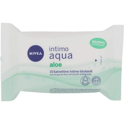 Nivea Intimo Aqua Intimate Moisturizing Wipes Aloe