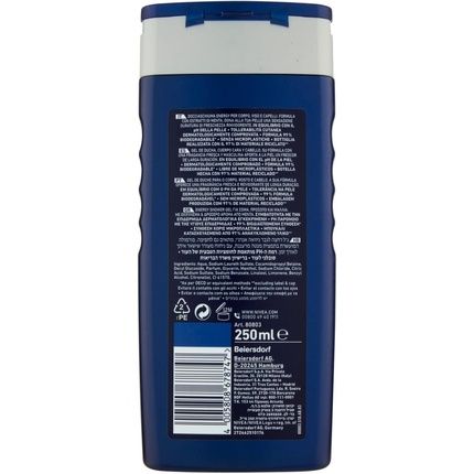 Nivea Men Energy Shower Shampoo 250Ml - Image 3