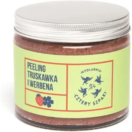 Cztery Szpaki Strawberry And Verbena Scrub 250G
