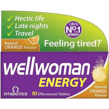 Vitabiotics Wellwoman Energy Orange 10 Tablets