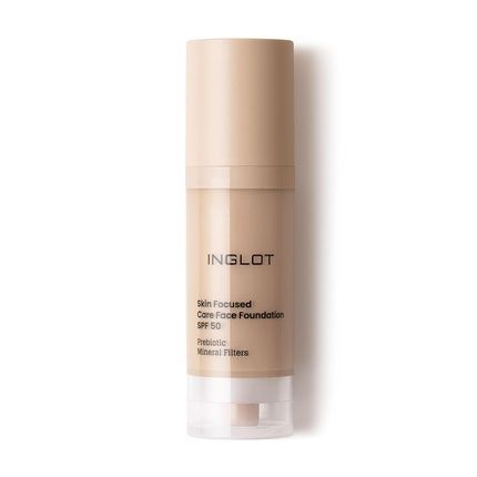 Inglot Skin Focused Care Face Foundation Spf 50+ 303 Porcelain Beige