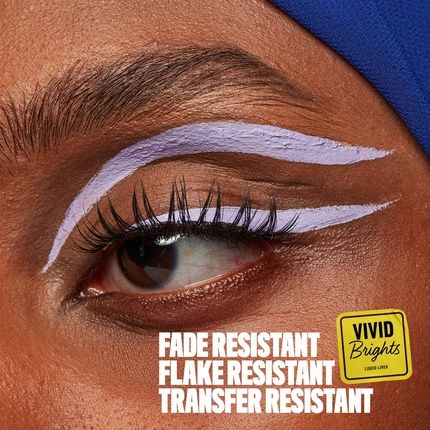 Nyx Professional Makeup Vivid Brights Liquid Liner Smear-Resistant Eyeliner With Precise Tip Lilac Pink 07
