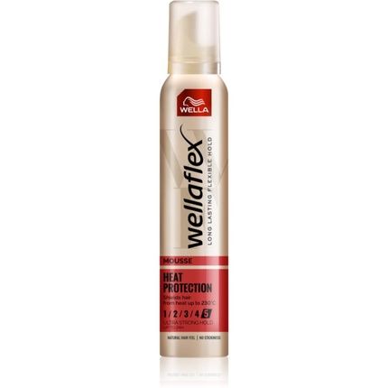 Wella Wellaflex Heat Protection Mousse 200 Ml