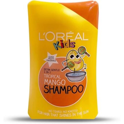 L'Oreal Kids Extra Gentle 2-In-1 Tropical Mango Shampoo 250Ml