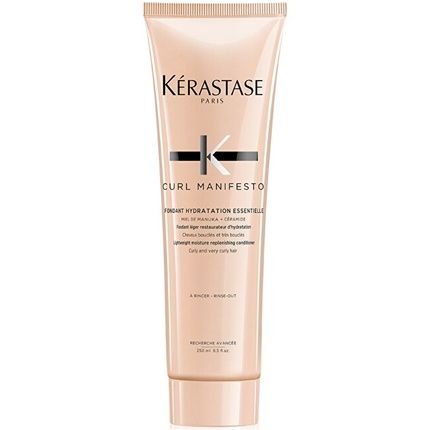 Krastase Curl Manifesto Fondant Hydratation Essentielle 250Ml Lightweight Moisture Replenishing Conditioner For Wavy And Curly Hair