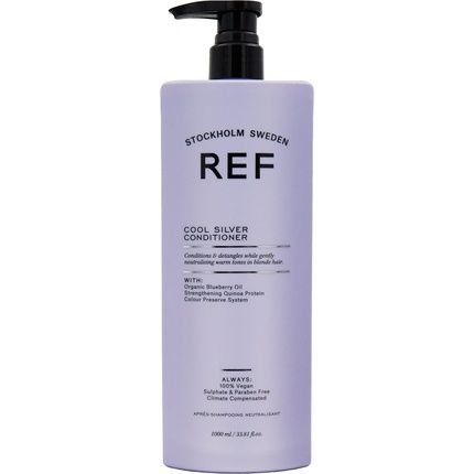 Ref Cool Silver Conditioner 1000Ml With Natural Extracts And Violet Pigments