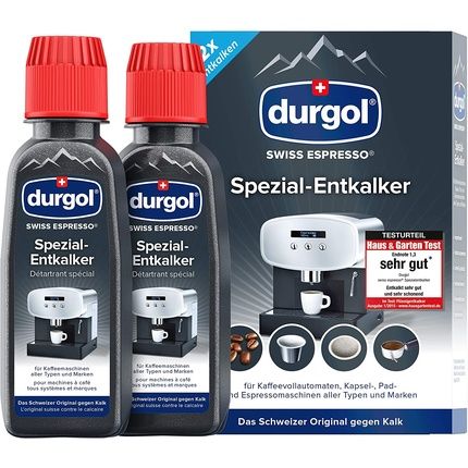 Durgol Swiss Espresso Special Descaler - Limescale Remover For Coffee Machines