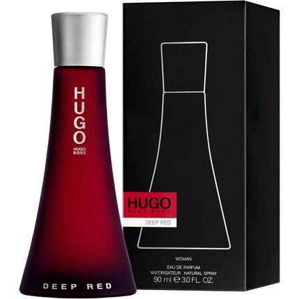 Hugo Deep Red Eau De Parfum For Her Ambery Fragrance - Image 3