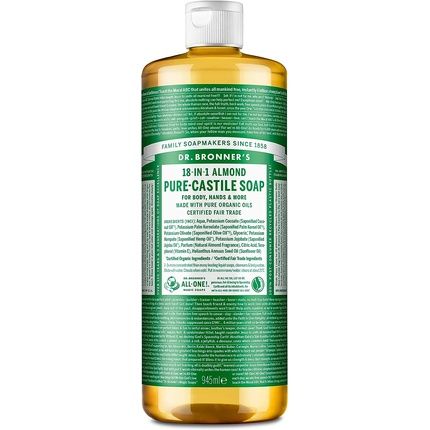 Dr. Bronner'S Pure Castile Liquid Soap Almond 945Ml