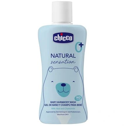 Chicco Natural Sensation Baby Shampoo And Body Wash Tear-Free 200Ml