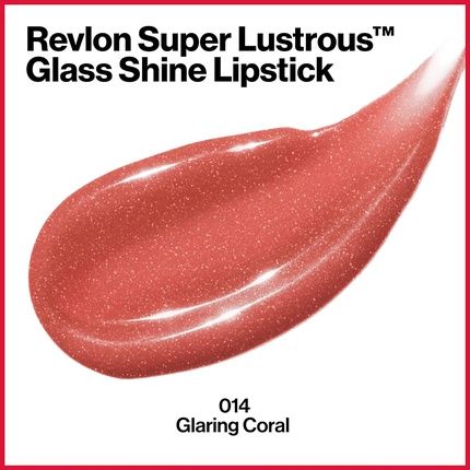 Revlon Super Lustrous Glass Shine Lipstick Glaring Coral 0.11 Oz (3.1 G) - Image 3