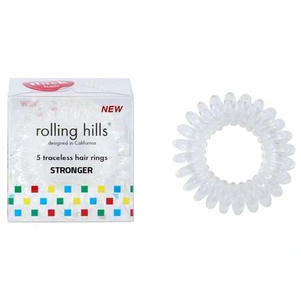 Rolling Hills Rolling Hair Rings Stronger Transparent