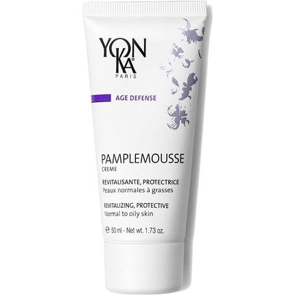 Yon-Ka Pamplemousse Day Cream For Normal To Oily Skin 50Ml - Vitamin C And Essential Oils Tighten Pores And Mattify 97% Natural Origin