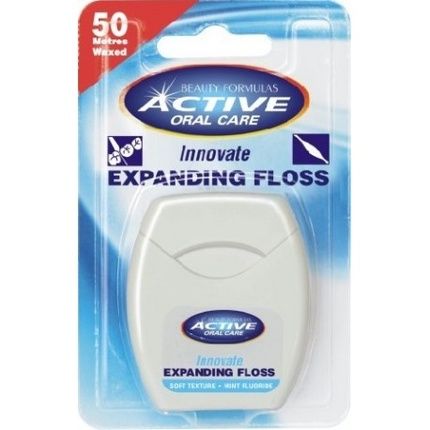 Active Oral Care Expanding Floss Mint With Fluoride 50 Meters