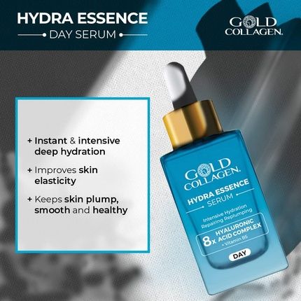 Gold Collagen Hydra Essence Daily Moisture Hyaluronic Acid Serum For Face And Neck 30Ml - Image 3
